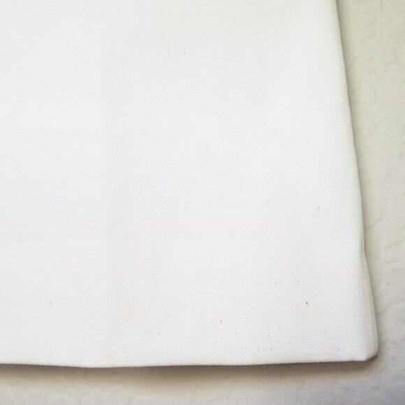 Vintage St. John Sport Essentials Marie Gray White Jeans 12 Cotton Spandex Wide - Picture 16 of 16